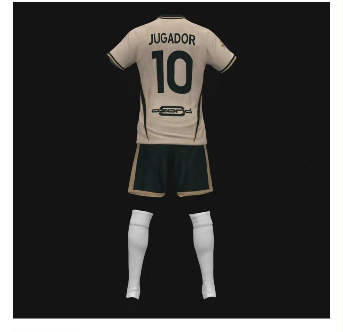 Segunda equipación marrón · Espalda